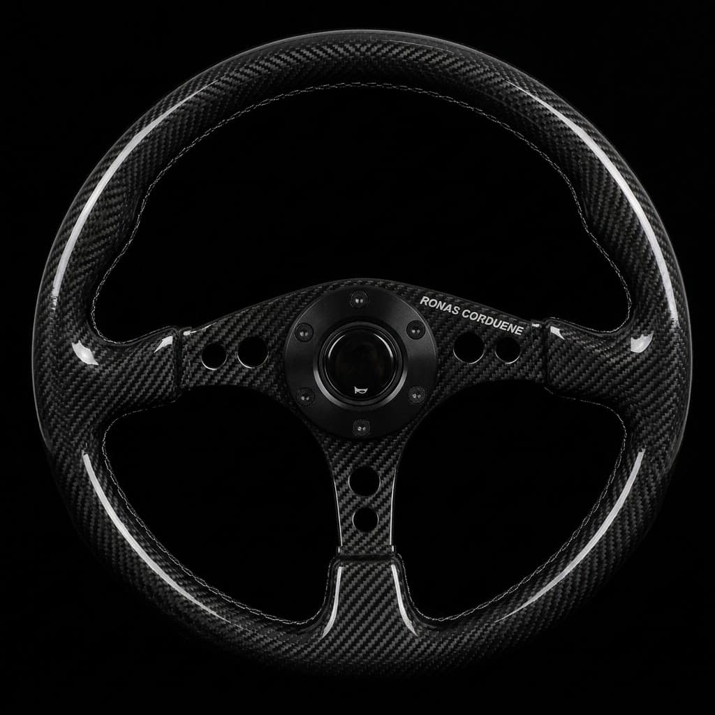 Carbon fiber yarış direksiyonu
